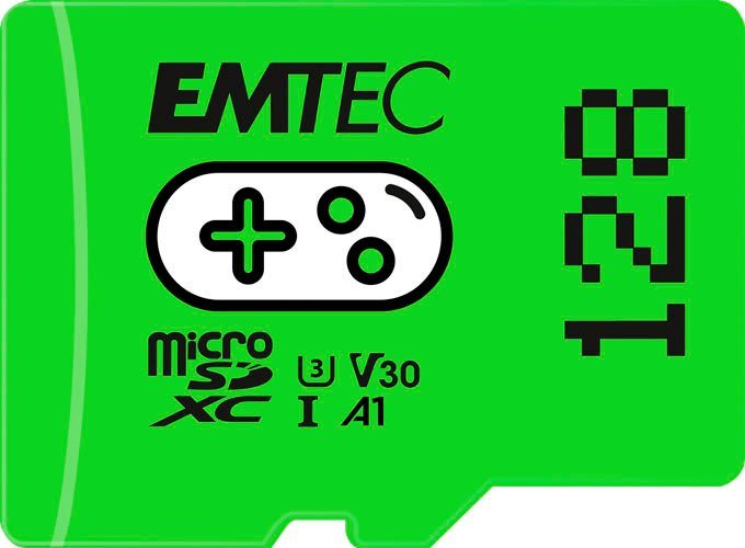 EMTEC Gaming microSD 128GB Speicherkarte (128 GB, UHS Class 1, 100 MB/s Lesegeschwindigkeit) von EMTEC