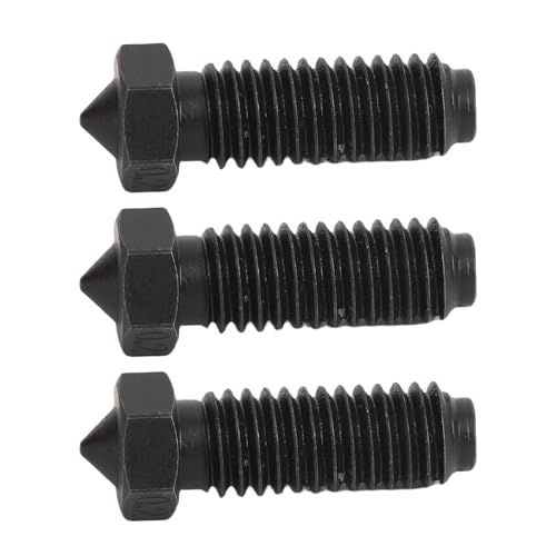 3D -Druckerdüse, Extruderdüse aus Gehärtetem Stahl, Breite Kompatibilität, Hochpräzise für Anykubic Kobra S1 Combo 3D -Druckerersatz, Ace Pro 3D -Drucker (0,2 mm) von EMUKOEP