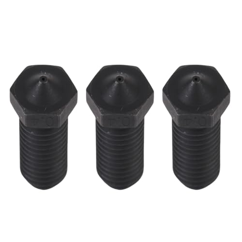 3D -Druckerdüse, Extruderdüse aus Gehärtetem Stahl, Breite Kompatibilität, Hochpräzise für Anykubic Kobra S1 Combo 3D -Druckerersatz, Ace Pro 3D -Drucker (0,4 mm) von EMUKOEP