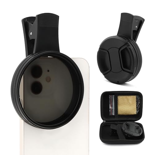 67 mm CPL-Handy-Kamera-Objektivfilter-Set, universelles CPL-Handy-Kameraobjektiv-Polarisator, Clip-On-Handy, CPL-Filter, kompatibel mit iPhone, Samsung/Android-Smartphones (Größe: 67 mm) von EMVANV
