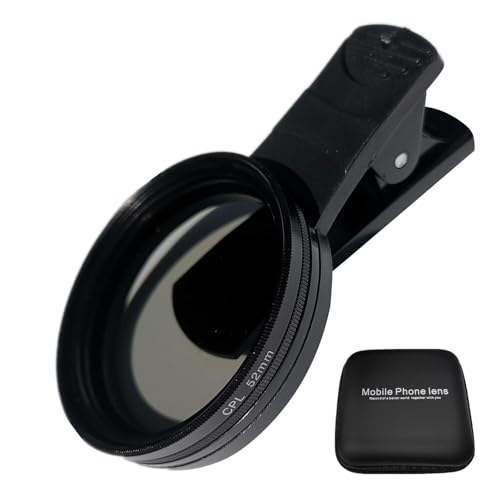EMVANV CPL-Filter-Set, universeller CPL-Filter, 52 mm, kompatibel mit iPhone und Android-Smartphones EMVANV CPL-Filter-Set, universeller CPL-Filter, 52 mm, kompatibel mit iPhone und Android-Smartphones von EMVANV