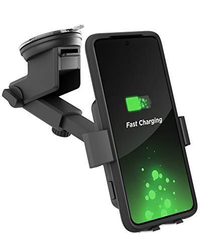ENCASED Kabelloses KFZ-Ladegerät-Halterung, Autohalterung für Galaxy S23/S22/S21/S20/Plus/Ultra/S10/S9/Note 10/20, Qi-Halter, Schwarz ENCASED Kabelloses KFZ-Ladegerät-Halterung, Autohalterung für Galaxy S23/S22/S21/S20/Plus/Ultra/S10/S9/Note 10/20, Qi-Halter, Schwarz von ENCASED