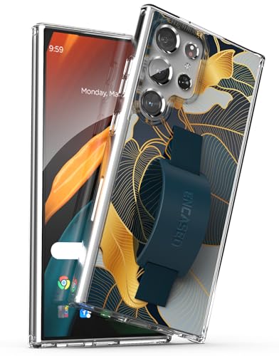 ENCASED Schutzhülle für Samsung Galaxy S24 Ultra, mit Handschlaufe, Handyhalterung, Blattgold ENCASED Schutzhülle für Samsung Galaxy S24 Ultra, mit Handschlaufe, Handyhalterung, Blattgold von ENCASED