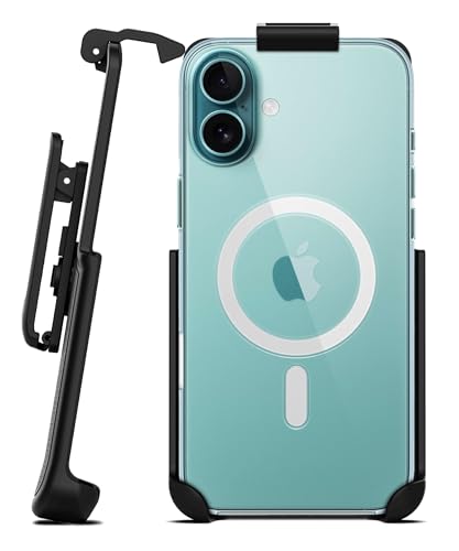 Encased Gürtelclip - für Original Apple Clear Case, iPhone 16 (nur Holster) Hülle ist nicht im Lieferumfang enthalten von ENCASED