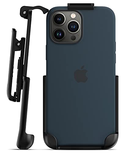 Encased Gürtelclip für Apple Silikon MagSafe Hülle (iPhone 13 PRO/iPhone 14 PRO) nur Holster – Hülle nicht im Lieferumfang enthalten von ENCASED
