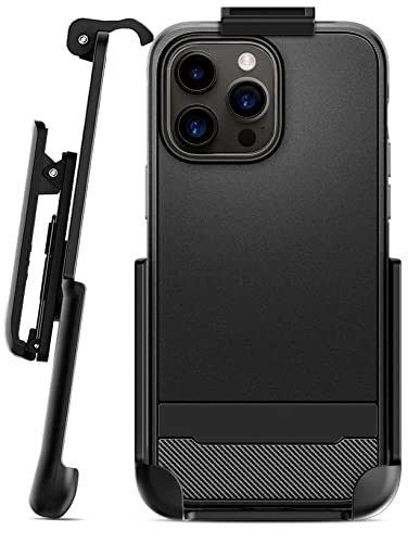 Encased Gürtelclip – nur passend für Spigen Rugged Armor Hülle (iPhone 13 Pro Max/iPhone 14 Pro Max) Holster, Hülle Nicht im Lieferumfang enthalten von Encased
