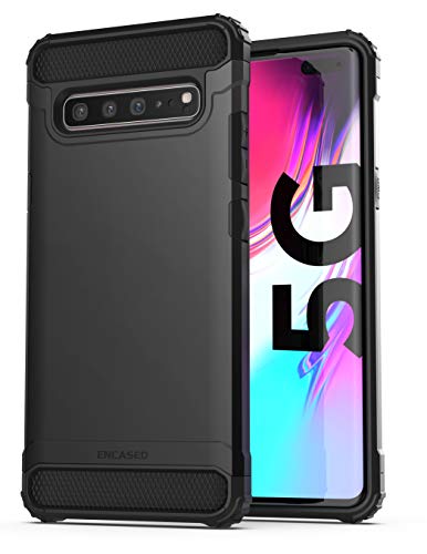 Encased Robuste Schutzhülle für Samsung S10 5G (Skorpion Armor), Militärqualität, robuste Schutzhülle für Samsung S10 5G (schwarz) von ENCASED