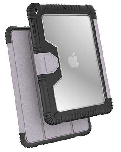 Encased iPad Air 3 Hülle mit Ständer (2019) Ultra Protective Clear Back Kickstand Case für Apple iPad Air 10,5 Zoll - Lavendel Lila von ENCASED