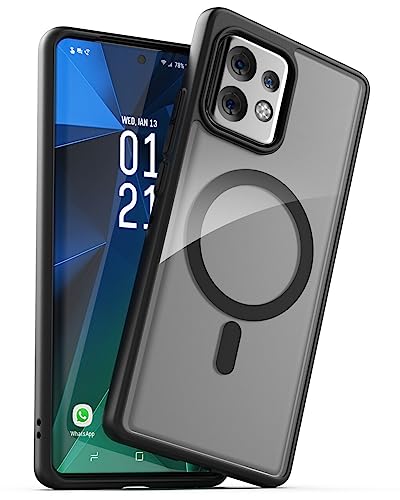 Magnetische Hülle für Motorola Edge Plus 2023 - Kompatibel mit MagSafe, Lade- und Telefonzubehör (2023 Moto Edge+) Klar von ENCASED