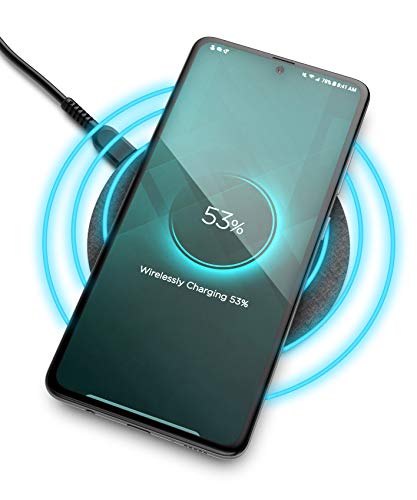 Wireless Ladegerät, umhüllte Wireless Aufladen Qi Aktiviert Charging Pad für Samsung Galaxy S10 / S9/S9 Plus 8/S8 Plus, S7/S7 Edge, S6/S6 Edge, iPhone X, iPhone 8/8 Plus, iPhone XR iPhone XS MAX von ENCASED