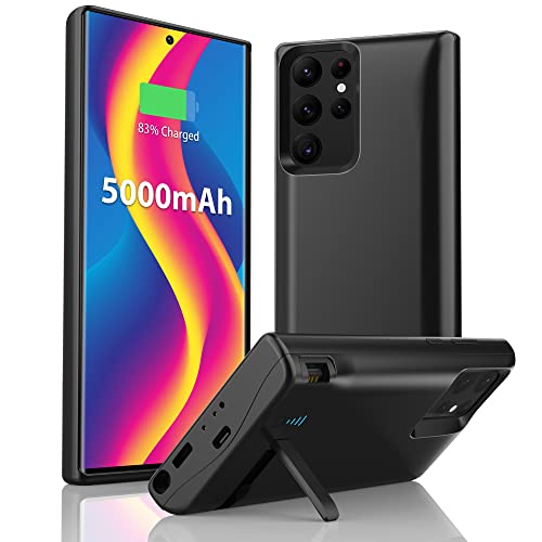 ENCHE Akkuhülle für Galaxy S24 Ultra, erweiterte wiederaufladbare Akku-Ladehüllen für Samsung Galaxy S24 Ultra 5G Tragbare Powerbank & Schutzhülle - Schwarz ENCHE Akkuhülle für Galaxy S24 Ultra, erweiterte wiederaufladbare Akku-Ladehüllen für Samsung Galaxy S24 Ultra 5G Tragbare Powerbank & Schutzhülle - Schwarz von ENCHE