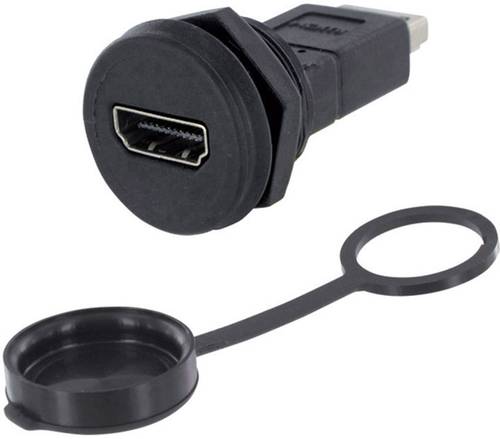 Encitech 1310-1033-01 HDMI-Adapter Adapter, Einbau Polzahl (num): 19 Schwarz 1St. von ENCITECH