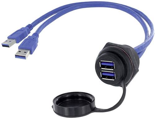 Encitech 2 x USB 3.0 Buchse A Chassisbuchse, Einbau 1310-1036-03 M30 1310-1036-03 Inhalt: 1St. von ENCITECH