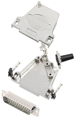 Encitech D45ZF25-DMP-W-K 6355-8047-03 D-SUB Stiftleisten-Set 45° Polzahl (num): 25 Lötkelch 1St. von ENCITECH