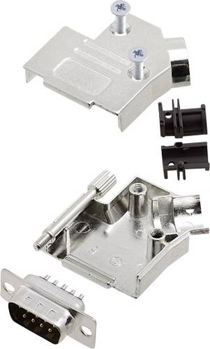 Encitech D45ZK09-DBP-K 6355-0003-01 D-SUB Stiftleisten-Set 45° Polzahl (num): 9 Lötkelch 1 Set von ENCITECH