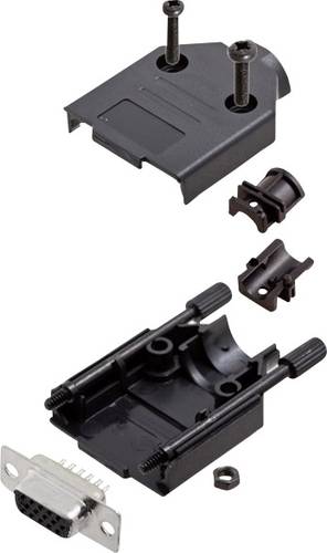 Encitech DTPK-P-09-HDS15-K 6355-0053-11 D-SUB Buchsenleisten-Set 180° Polzahl (num): 15 Lötkelch 1 von ENCITECH