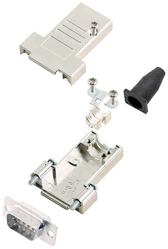 Encitech DTSL09-SJSRG-T-DMP-W-K 6355-8087-21 D-SUB Stiftleisten-Set 180° Polzahl (num): 9 Lötkelch von ENCITECH