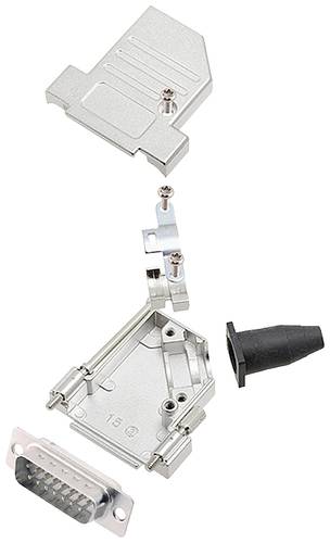 Encitech DTSL15-LJSRG-S-DMP-W-K 6355-8042-22 D-SUB Stiftleisten-Set 45° Polzahl (num): 15 Lötkelch von ENCITECH