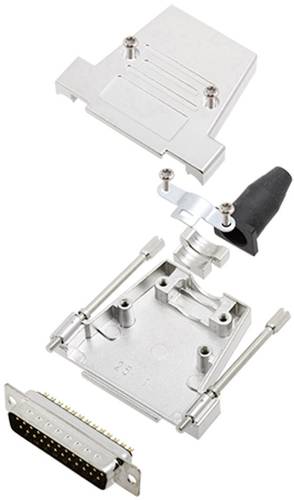 Encitech DTSL25-T-JSRG+DBP-K 6355-0040-03 D-SUB Stiftleisten-Set 180° Polzahl (num): 25 Lötkelch 1 von ENCITECH