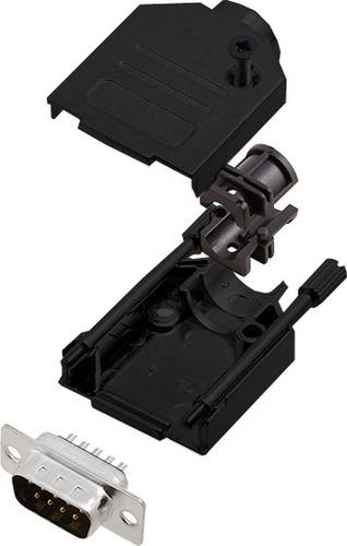 Encitech DTZK09-BK-DMP-K 6355-0101-21 D-SUB Stiftleisten-Set 180° Polzahl (num): 9 Lötkelch 1St. von ENCITECH