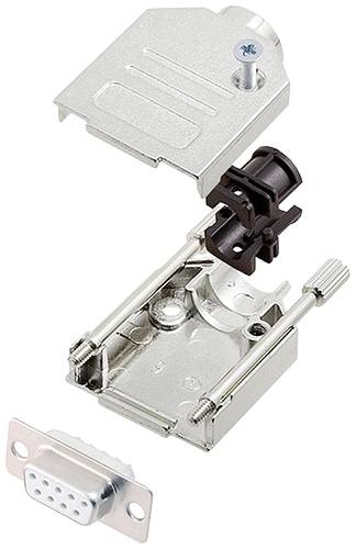 Encitech DTZK09-DBS-W-K 6355-8002-11 D-SUB Buchsenleisten-Set 180° Polzahl (num): 9 Lötkelch 1St. von ENCITECH