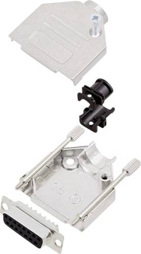 Encitech DTZK15-DBS-K 6355-0002-12 D-SUB Buchsenleisten-Set 180° Polzahl (num): 15 Lötkelch 1 Set von ENCITECH