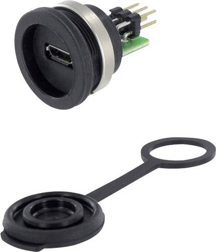 Encitech Micro USB 2.0 Typ B Chassisbuchse, Einbau 1310-1012-01 M16 1310-1012-01 Inhalt: 1St. Encitech Micro USB 2.0 Typ B Chassisbuchse, Einbau 1310-1012-01 M16 1310-1012-01 Inhalt: 1St. von ENCITECH