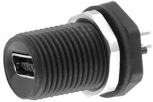 Encitech Mini USB 2.0 Typ B Chassisbuchse, Einbau M12 1310-0008-01 Inhalt: 1St. von ENCITECH
