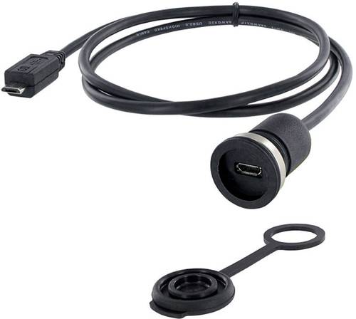Encitech USB 2.0 Buchse Micro-B Chassisbuchse, Einbau M16 1310-1013-01 Inhalt: 1St. von ENCITECH