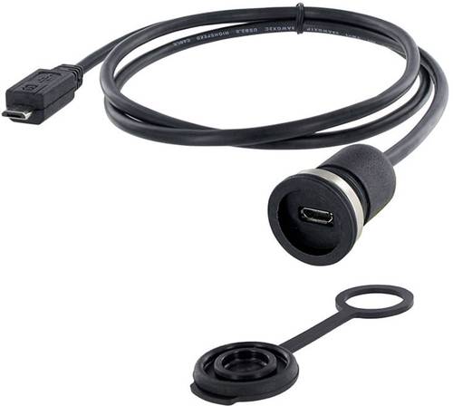 Encitech USB 2.0 Buchse Micro-B Chassisbuchse, Einbau M16 1310-1013-05 Inhalt: 1St. von ENCITECH