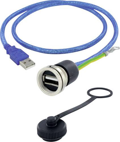 Encitech USB 2.0 Typ A Chassisbuchse, Einbau M16 1310-0004-01 Inhalt: 1St. von ENCITECH