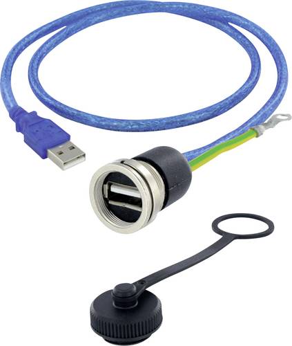 Encitech USB 2.0 Typ A Chassisbuchse, Einbau M16 1310-0004-03 Inhalt: 1St. von ENCITECH