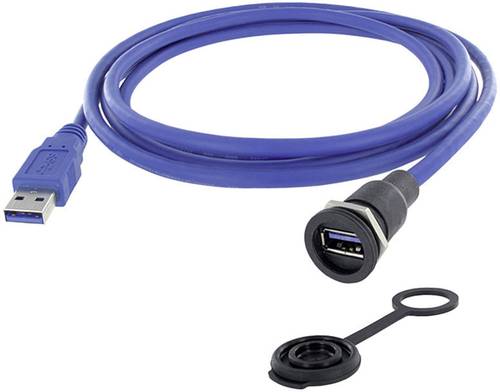 Encitech USB 3.0 Typ A Chassisbuchse, Einbau M16 1310-1015-03 Inhalt: 1St. von ENCITECH
