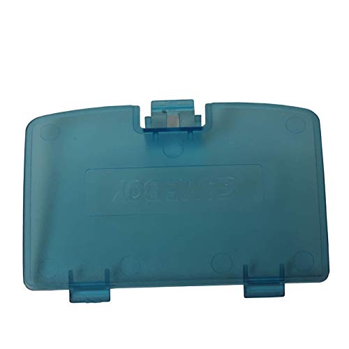 GBC Batterie Abdeckung, ENDARK Kunststoffreparatur Rückendeckel Teile Ersatz Akkufachdeckel für GBC Gameboy Color System (2 stücke Transparent Blau) von ENDARK