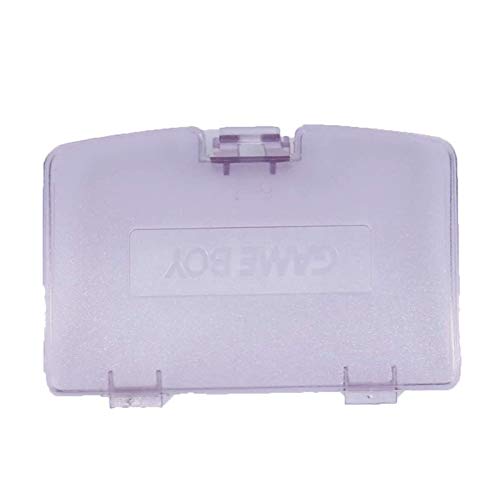 GBC Batterie Abdeckung, ENDARK Kunststoffreparatur Rückendeckel Teile Ersatz Akkufachdeckel für GBC Gameboy Color System (2 stücke Transparent Violett) von ENDARK