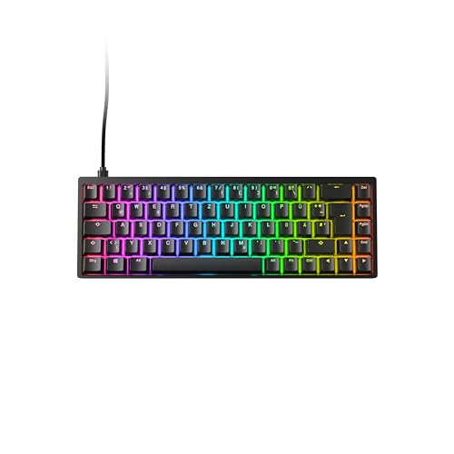 ENDGAME GEAR KB65HE Gaming-Tastatur – Hall-Effect-Technologie, Gateron KS-37B Schalter, Aluminium-Gehäuse, Ducky Doubleshot PBT Keycaps, RGB-Beleuchtung von ENDGAME GEAR