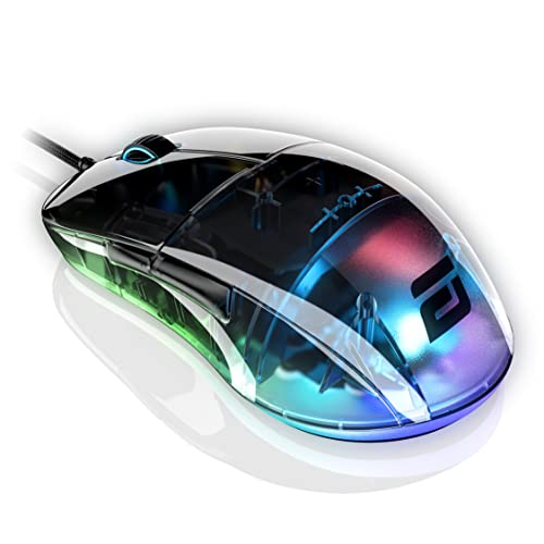 ENDGAME GEAR XM1 RGB Gaming Maus - Optischer PWM3389 Sensor 50:16.000 DPI - 5 Tasten, Kailh GM 4.0, 60M Switches, 1 ms Taster-Reaktionszeit – USB Ergonomische Leichte Maus - 82g - Dark Reflex von ENDGAME GEAR