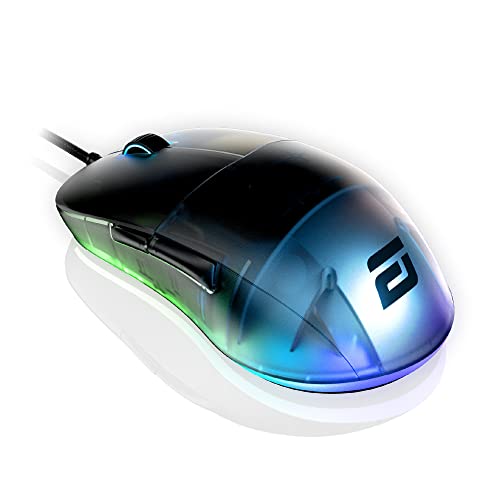 ENDGAME GEAR XM1 RGB Gaming Maus - Optischer PWM3389 Sensor - 50:16.000 DPI - 5 Tasten – Kailh GM 4.0-60M Switches - 1 ms Taster Reaktionszeit – USB Ergonomische Leichte Maus 82g - Dark Frost von ENDGAME GEAR