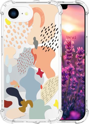 ENDIY Kompatibel mit iPhone 16e Hülle 2025 für Frauen, niedliches Handyhüllen, klares Design, transparent, cooler Kawaii-Schutz, abstrakte Kunst ENDIY Kompatibel mit iPhone 16e Hülle 2025 für Frauen, niedliches Handyhüllen, klares Design, transparent, cooler Kawaii-Schutz, abstrakte Kunst von ENDIY