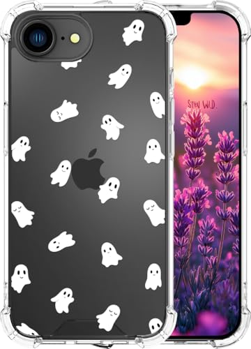 ENDIY Kompatibel mit iPhone 16e Hülle 2025 für Frauen, niedliches Handyhüllen, klares Design, transparent, cooler Kawaii-Schutz, schöne Geister, Halloween, Hallowmas ENDIY Kompatibel mit iPhone 16e Hülle 2025 für Frauen, niedliches Handyhüllen, klares Design, transparent, cooler Kawaii-Schutz, schöne Geister, Halloween, Hallowmas von ENDIY