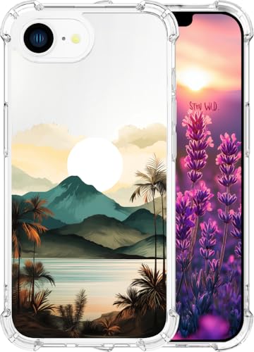 ENDIY Kompatibel mit iPhone 16e Hülle 2025 für Frauen, süßes Handyhüllen, klares Design, transparent, cooler Kawaii-Schutz, Ozean, Meer, Sonne, Berge, Palmen, Sonnenuntergang, Landschaft ENDIY Kompatibel mit iPhone 16e Hülle 2025 für Frauen, süßes Handyhüllen, klares Design, transparent, cooler Kawaii-Schutz, Ozean, Meer, Sonne, Berge, Palmen, Sonnenuntergang, Landschaft von ENDIY
