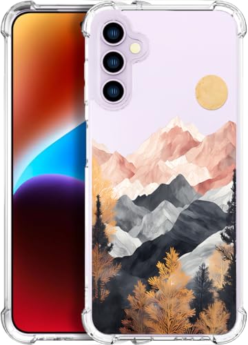 ENDIY Samsung Galaxy S23 Hülle für Frauen Mädchen Mädchen Niedlich Designer Handyhülle Klar mit Design Hülle Kompatibel mit Samsung Galaxy S23 Schöne Berg Hügel Landschaft, SERSHISAN32 ENDIY Samsung Galaxy S23 Hülle für Frauen Mädchen Mädchen Niedlich Designer Handyhülle Klar mit Design Hülle Kompatibel mit Samsung Galaxy S23 Schöne Berg Hügel Landschaft, SERSHISAN32 von ENDIY