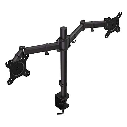 ENDORFY Atlas Double, Solide Metallkonstruktion, bis zu 8 kg pro Stück, 2x27 max, großer Höhenverstellwinkel, Pivot-Funktion, VESA 75×75 mm und 100×100 mm, EY8F003 von ENDORFY