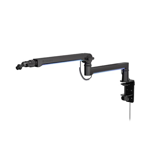 ENDORFY Broadcast Low Profile RGB Boom Arm, Premium Low Profile Mikrofon Smartfone und Lichtarm mit Kabel, 360 Grad drehbar, LED Lichter mit Controller ENDORFY Broadcast Low Profile RGB Boom Arm, Premium Low Profile Mikrofon Smartfone und Lichtarm mit Kabel, 360 Grad drehbar, LED Lichter mit Controller von ENDORFY