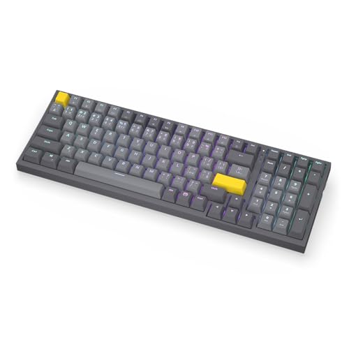 ENDORFY Celeris 1800 CZ, kabellose Tastatur mit 1800 Layout, QWERTY, BT, 2.4 GHz, SideTune, Yellow von Gateron Switches, FR4-Top Plate für EIN verbessertes Tippgefühl ENDORFY Celeris 1800 CZ, kabellose Tastatur mit 1800 Layout, QWERTY, BT, 2.4 GHz, SideTune, Yellow von Gateron Switches, FR4-Top Plate für EIN verbessertes Tippgefühl von ENDORFY