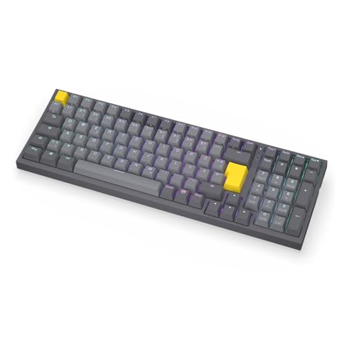 ENDORFY Celeris 1800 DE, kabellose Tastatur mit 1800 Layout, QWERTZ, BT, 2.4 GHz, SideTune, Yellow von Gateron Switches, FR4-Top Plate für EIN verbessertes Tippgefühl ENDORFY Celeris 1800 DE, kabellose Tastatur mit 1800 Layout, QWERTZ, BT, 2.4 GHz, SideTune, Yellow von Gateron Switches, FR4-Top Plate für EIN verbessertes Tippgefühl von ENDORFY