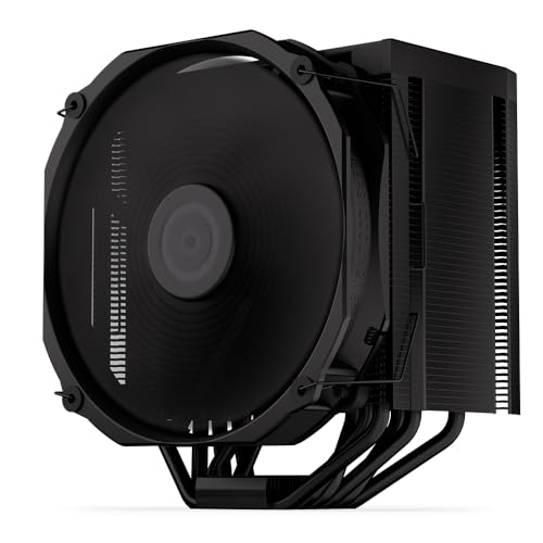 ENDORFY Fortis 5 Black, cpu kühler mit lüfter 140 mm, 140 mm Fluctus-Lüfter, optionaler semi-passiver Modus, am4 kühler, am5 cpu kühler, AM5, AM4, LGA1700, LGA1200 von ENDORFY