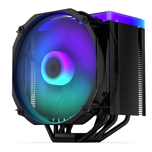 ENDORFY Fortis 5 Black ARGB, cpu kühler mit lüfter 140 mm, Hochleistungs-CPU-Kühlung, helle ARGB-LED-Beleuchtung, 140-mm-ARGB-Fluctus-Lüfter, am4 kühler, am5 cpu kühler, AM5, AM4, LGA1700, LGA1200 ENDORFY Fortis 5 Black ARGB, cpu kühler mit lüfter 140 mm, Hochleistungs-CPU-Kühlung, helle ARGB-LED-Beleuchtung, 140-mm-ARGB-Fluctus-Lüfter, am4 kühler, am5 cpu kühler, AM5, AM4, LGA1700, LGA1200 von ENDORFY