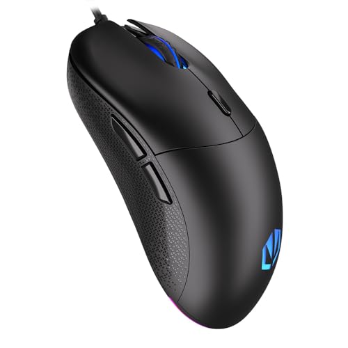 ENDORFY GEM, Leichte Gaming-Maus, Leichte Gaming-Maus (67 g), PixArt PMW3325 Sensor, 8000 DPI, Kailh GM 4.0 switches, 6 programmierbare Tasten, Mausfüße aus „PTFE”, EY6A006 von ENDORFY