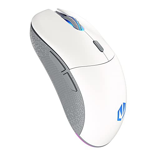 ENDORFY GEM Plus Wireless Onyx White, Leichte kabellose Gaming-Maus (74 g), PixArt PAW3395 Sensor der Spitzenklasse, 26.000 DPI, langlebige Kailh GM 8.0 Schalter, 6 programmierbare Tasten, EY6A015 von ENDORFY